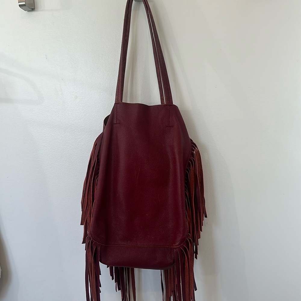 Cleobella fringe tote